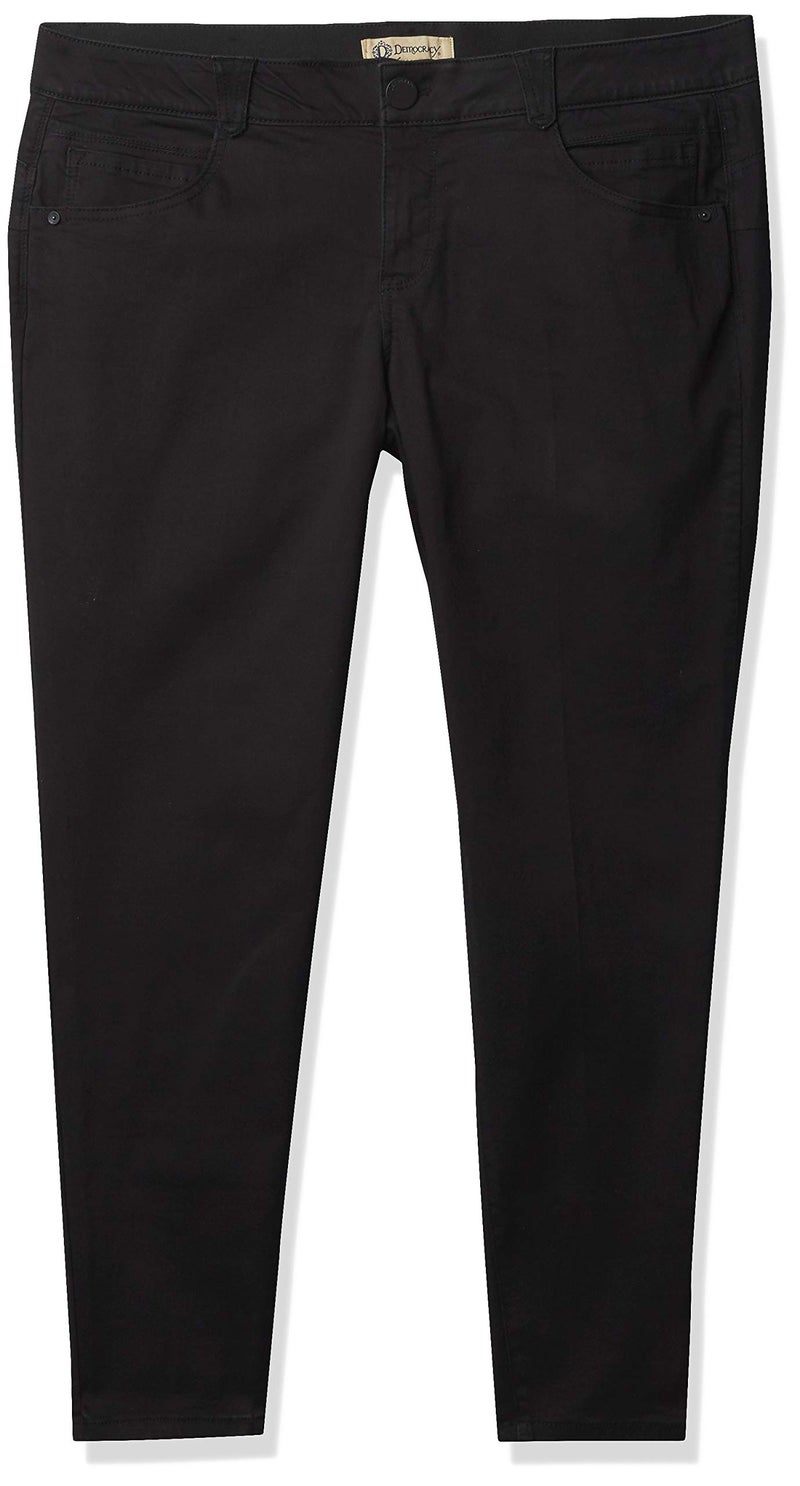 Democracy womens Plus Size Ab Solution Jegging Jeans, Black, 20 US - Image 1